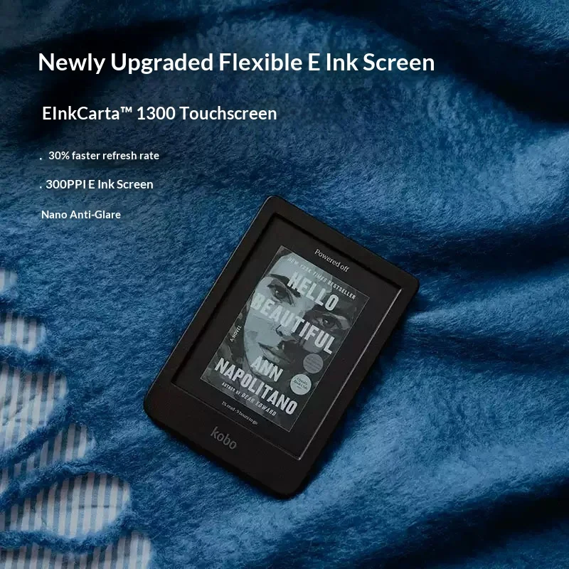 Kobo E-Book Reader Clara Bw Electronic Ink Screen 16gb 6