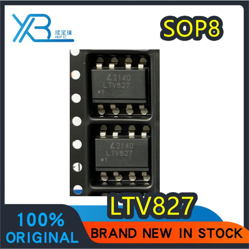 

(10/50 pieces) LTV-827S Optocoupler LTV827 Transistor Output SMD SOP8 Fast Delivery IC Brand New Original