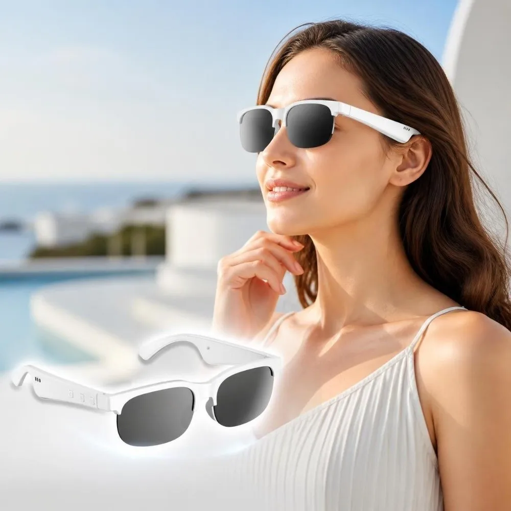 Wireless Earbuds Smart Glasses Anti-touch Technology Portable Smart Audio Glasses Open Ear Design Touch Control