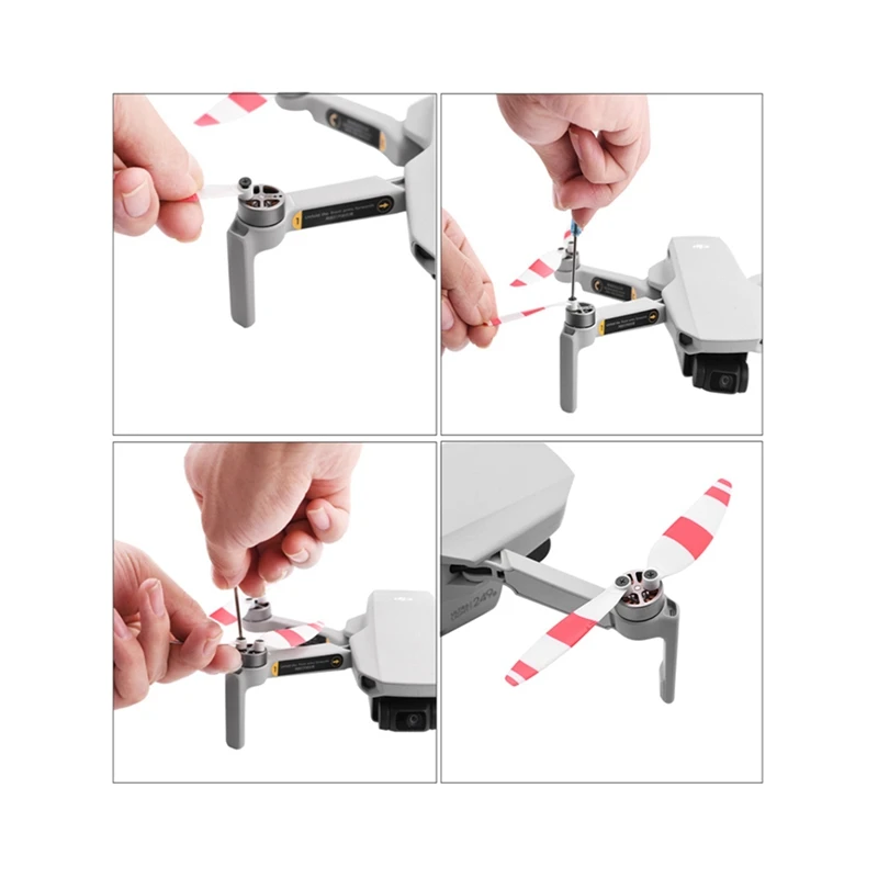 مروحة لطائرة DJI Mini 2 بدون طيار ، دعامة خفيفة الوزن ، استبدال شفرة ، قطع غيار جناح لمافيك ميني 2 ب ، 16 ،