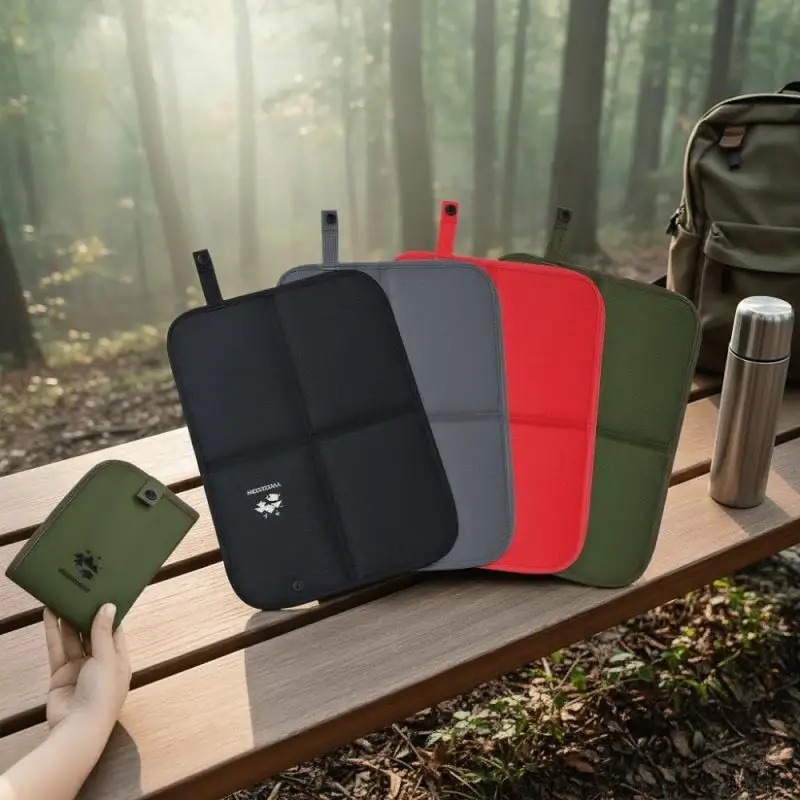 1 Stück faltbares Sitzkissen für Camping im Freien, leichte, feuchtigkeitsbeständige Matte, Sitzpolster für Wandern, Picknick, Reisen, Musikfestivals