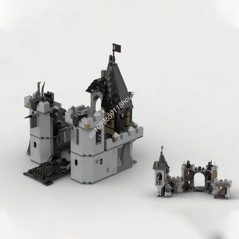 

639 шт. MOC черные соколи крепость замок Homag строительный блок Рождественский подарок декоративная сборка «сделай сам» идеально подходит для художественного дисплея