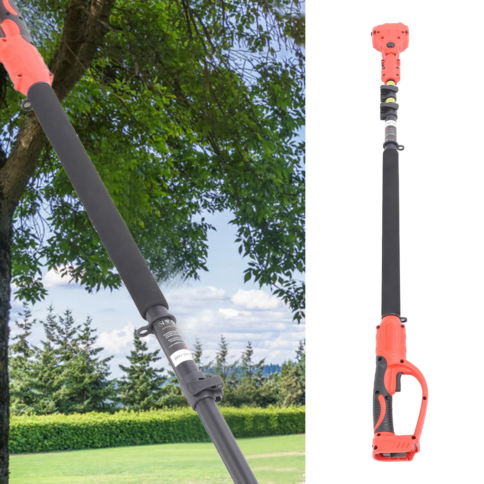 Extension Pole Pruning Shears Extension Pole Comfortable Grip Non Slip Telescopic Lightweight for Garden Orchard for Chainsaws