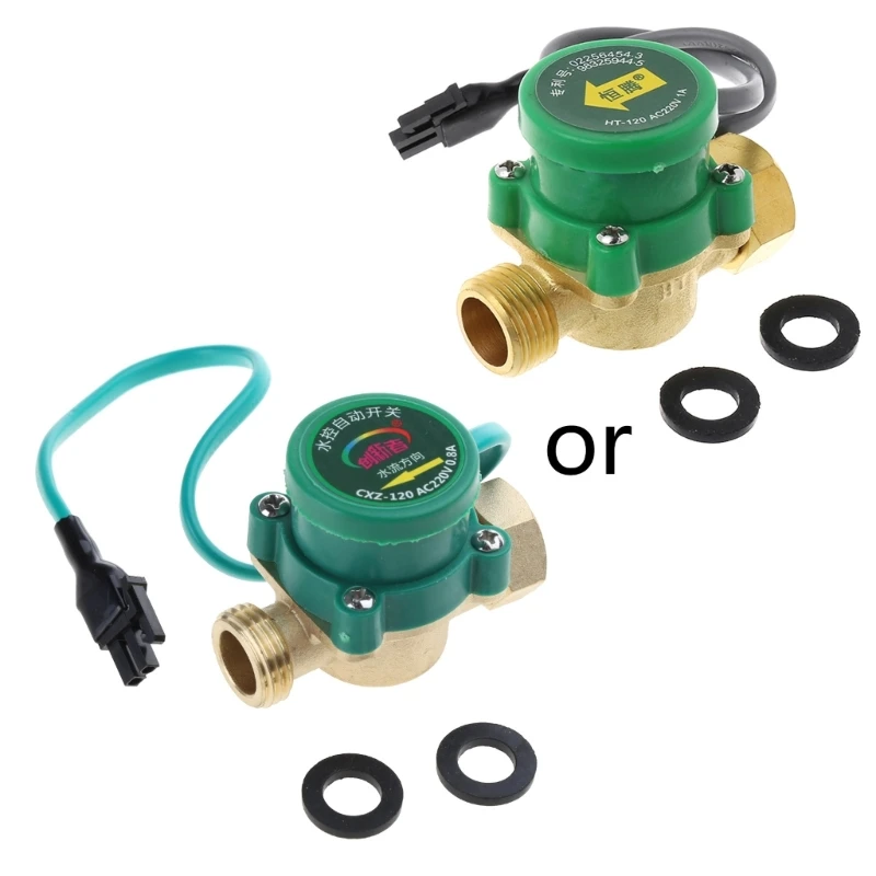 100% ยี่ห้อใหม่และสูงคุณภาพ HT-120 G1/2 "-1/2" ร้อนและเย็นปั๊มน้ำ booster Flow Switch 1.5A