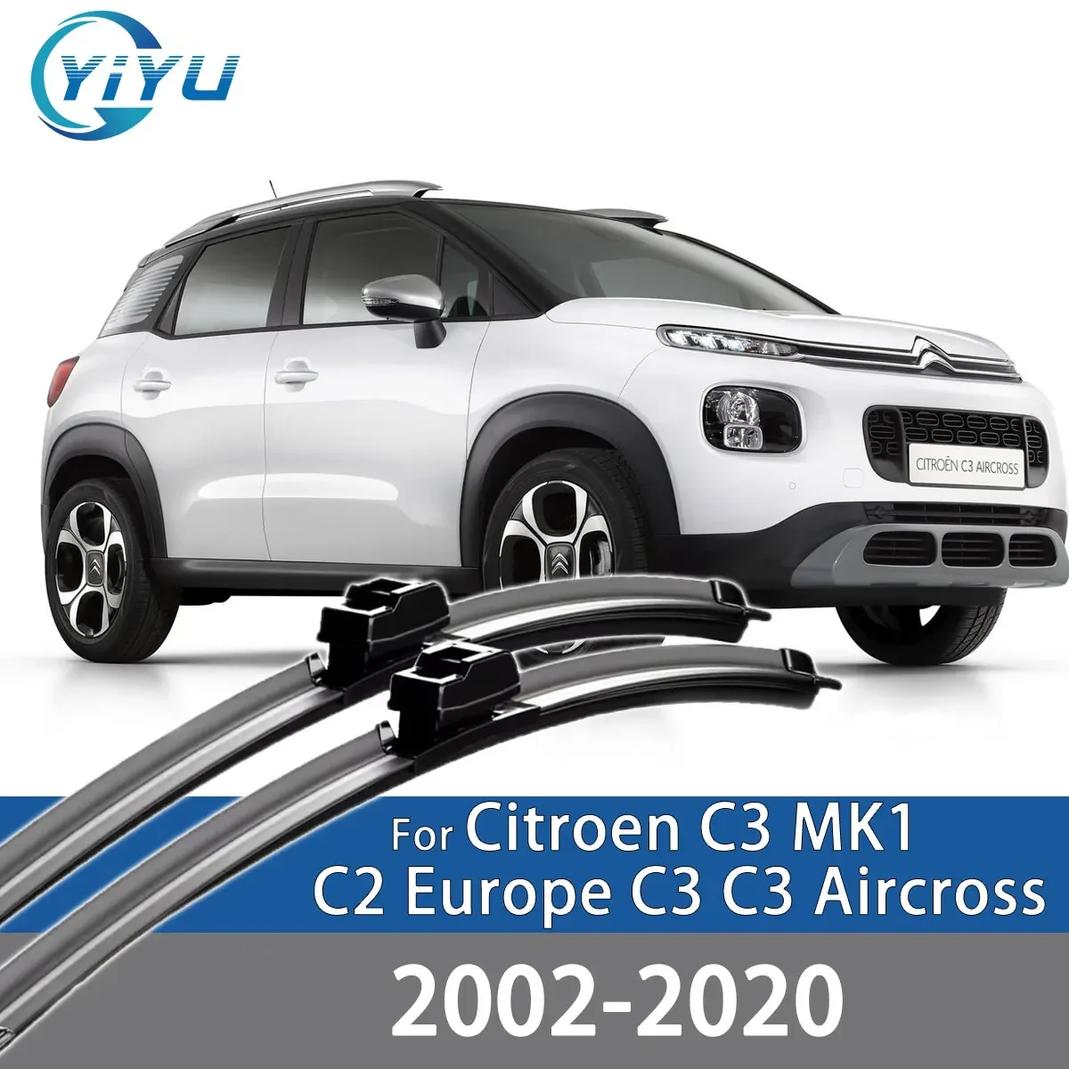 2PCS Car Front Wipe…