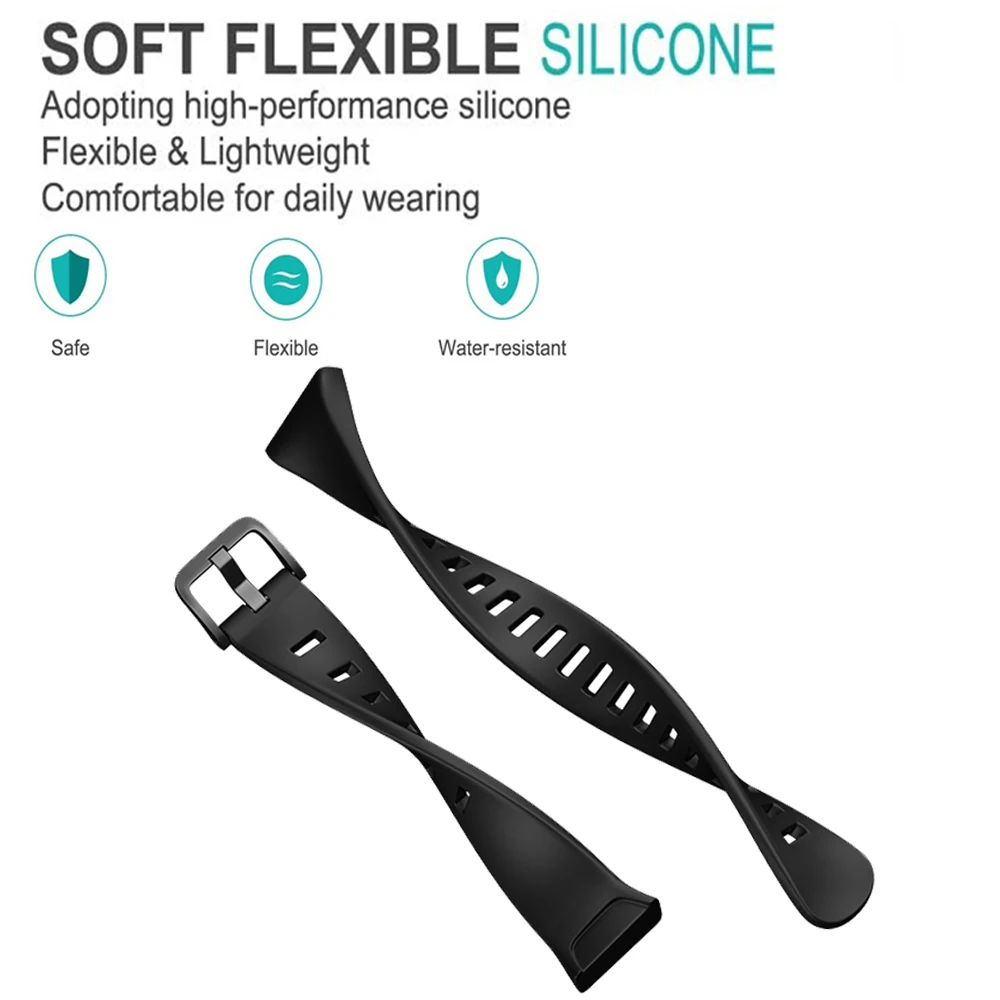 Silicone Strap For Huawei Band 6/6 Pro Strap With TPU Full Screen Protector Case Replacement correa bracelet Honor Band 6 Strap
