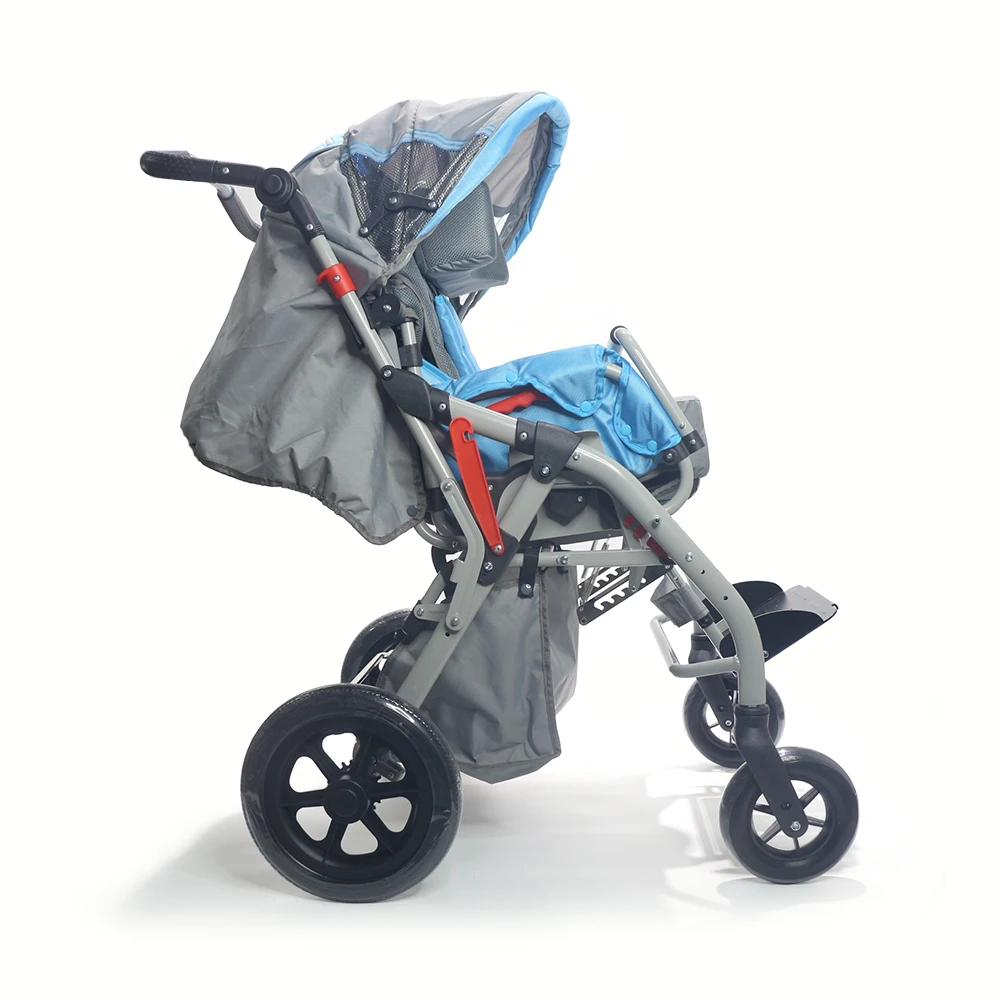 2024 For Topmedi Luxury Baby Stroller For Cerebral Palsy Wholesale Price Lightweight Portable Foldable Breathable Physical