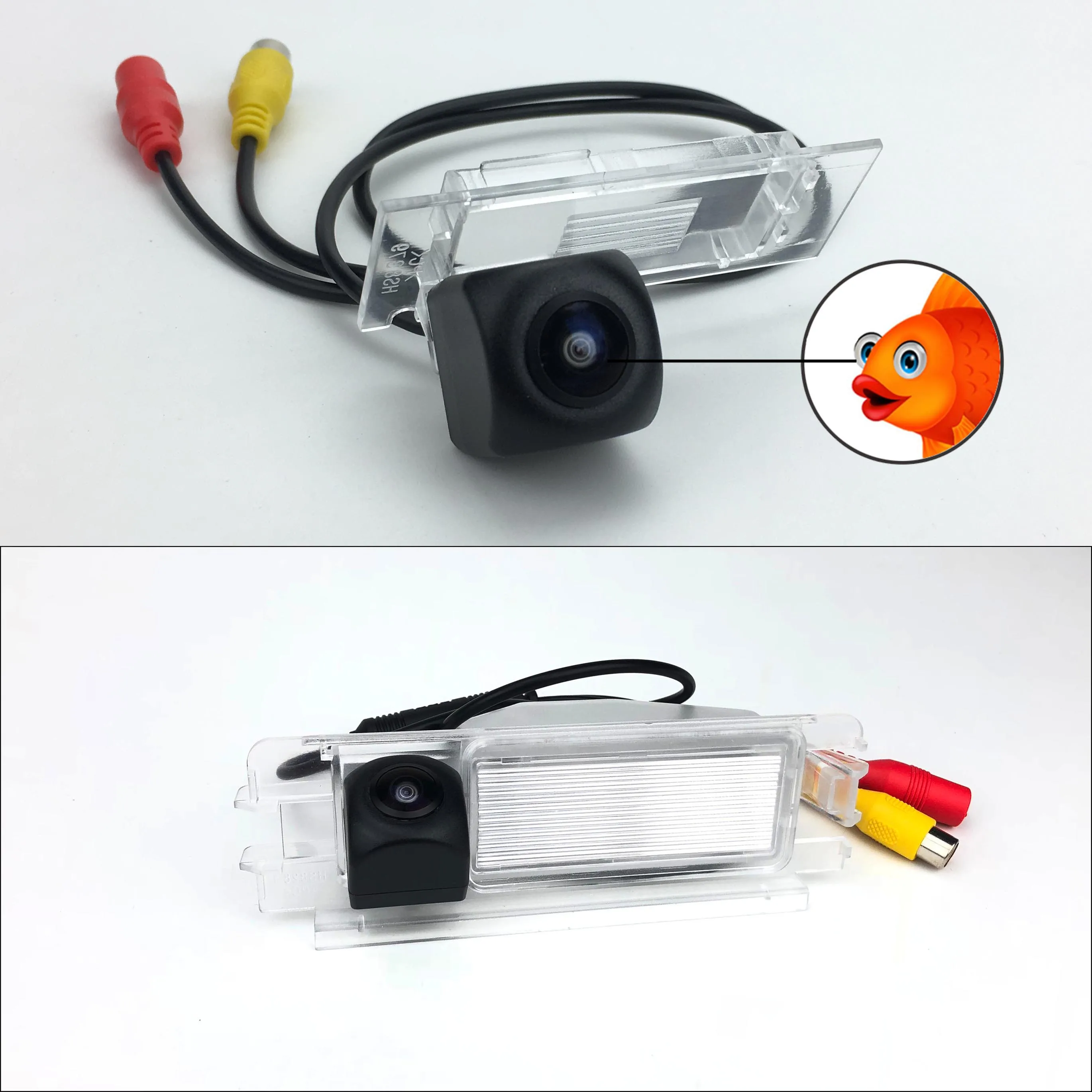 Vkauto For Dacia Sandero stepway Sandero II 2012~2018 add Fish Eye Rear View Camer HD Night Vision Backup Reverse Parking Camera