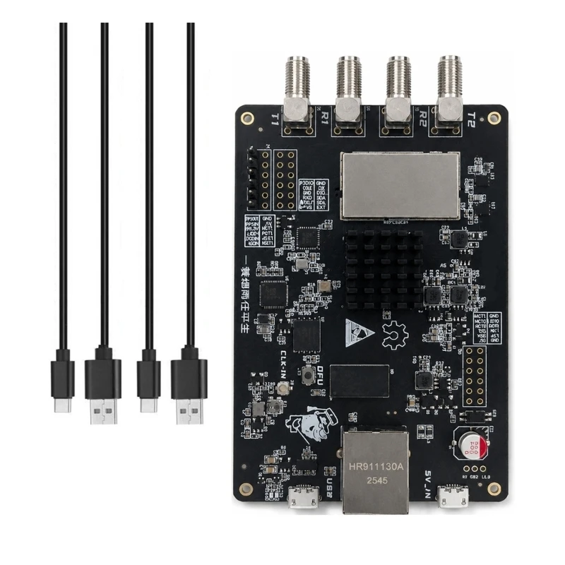 Software Defined Radio Development Board for Signal Testing, Ethernet Access, USB Input, Storage Card Startup, and Ready K1KF