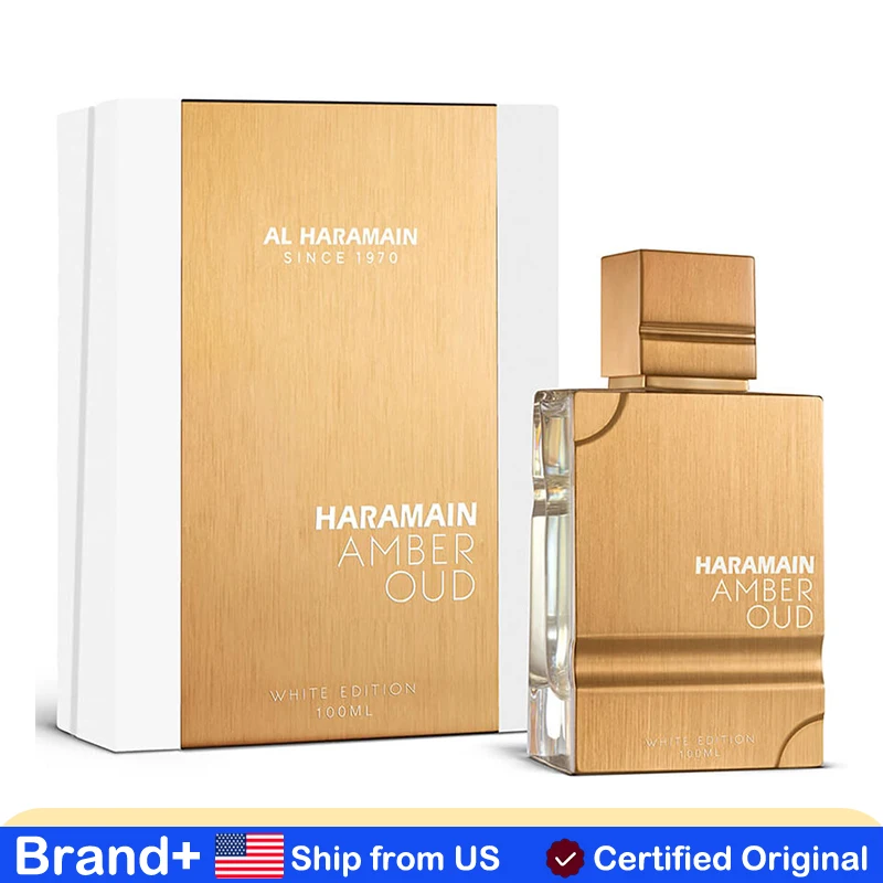 

Al Haramain Amber Oud White Edition Eau De Parfum Spray for Unisex 2 Ounce Long Lasting Fragrance Cologne Portable Persistence