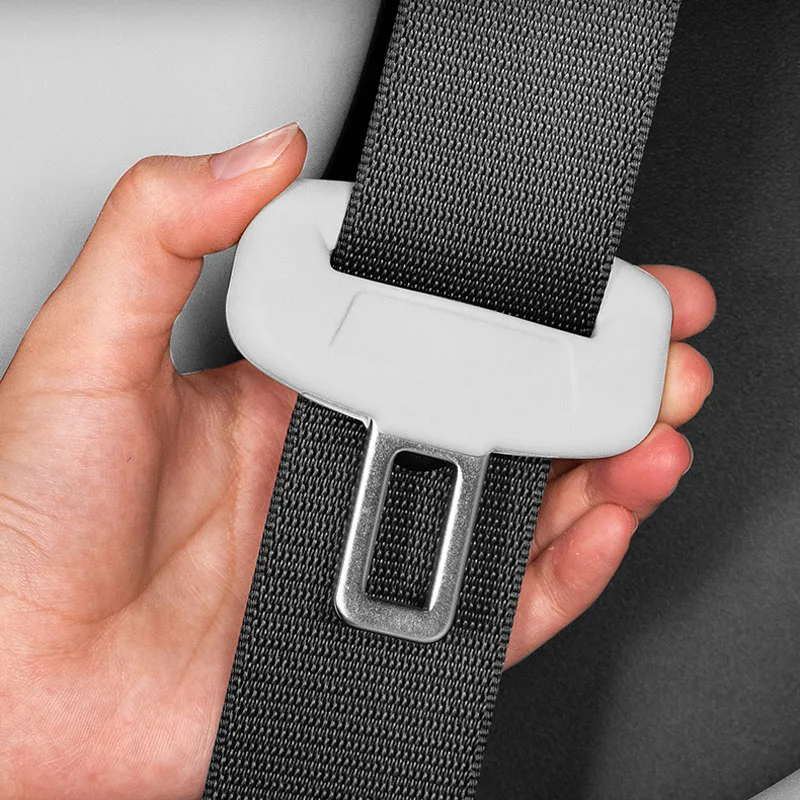 

Car Seat Belt Buckle Protector Cover 2Pcs Soft Silicone Anti-Collision Case Seat Belt Buckle Protection Anti Scratch