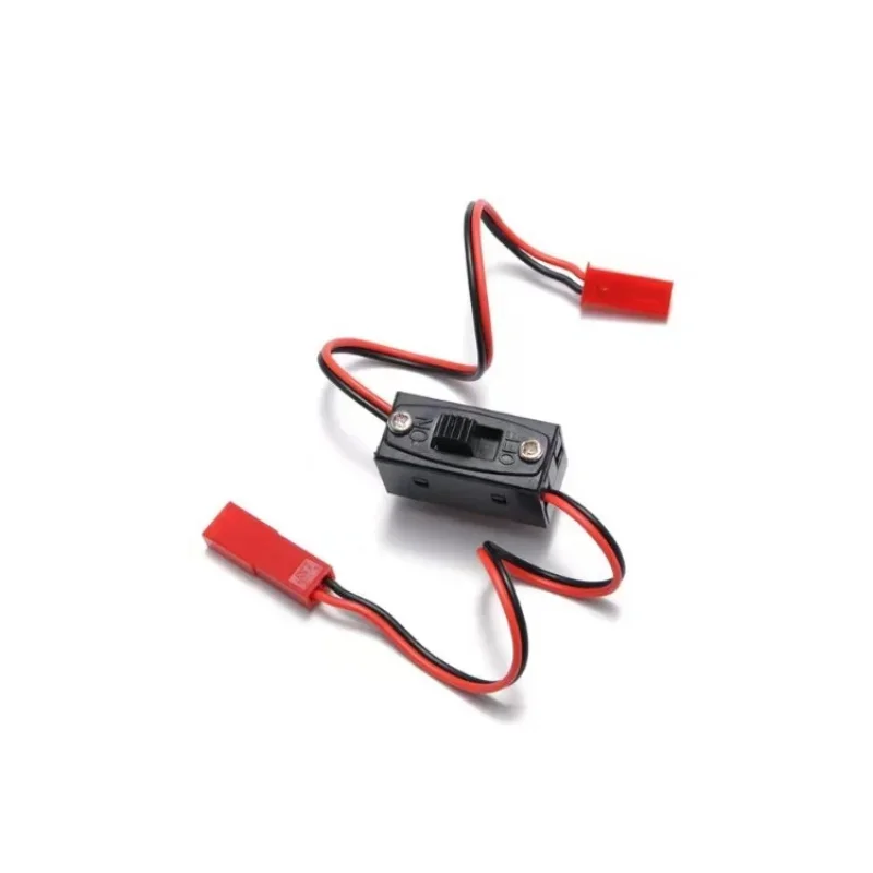 2PCS Receiver Power On / Off Battery RC Switch With Futaba / JR JST Connecter Cable for RC Fixed-wing Drones Model Car Boat