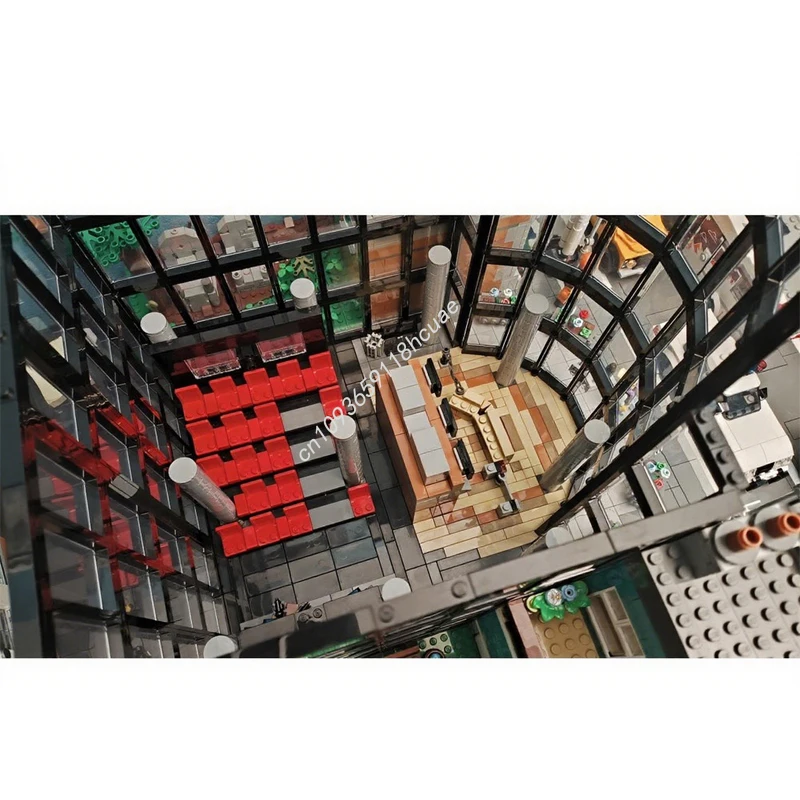 3723 Uds. MOC Tour TF1 TV Tower cilindro Modular modelo de construcción bloques niños ensamblar idea juguetes de ladrillo regalos de navidad