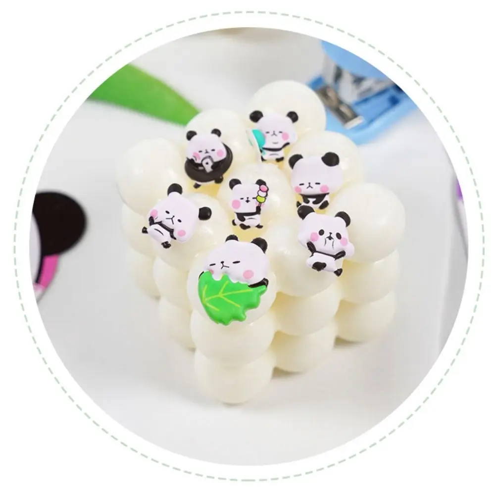 ของขวัญกล่อง PANDA สติกเกอร์กันน้ํา Kawaii 3D PANDA สติกเกอร์สตรอเบอร์รี่หมีน่ารัก PANDA Bubble สติกเกอร์