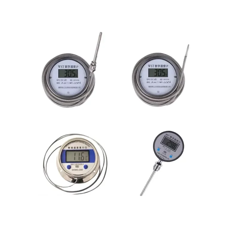 ODM Supported Full Stainless Steel 5M Capillary Thermometer Customizable Bimetal Temperature Gauge