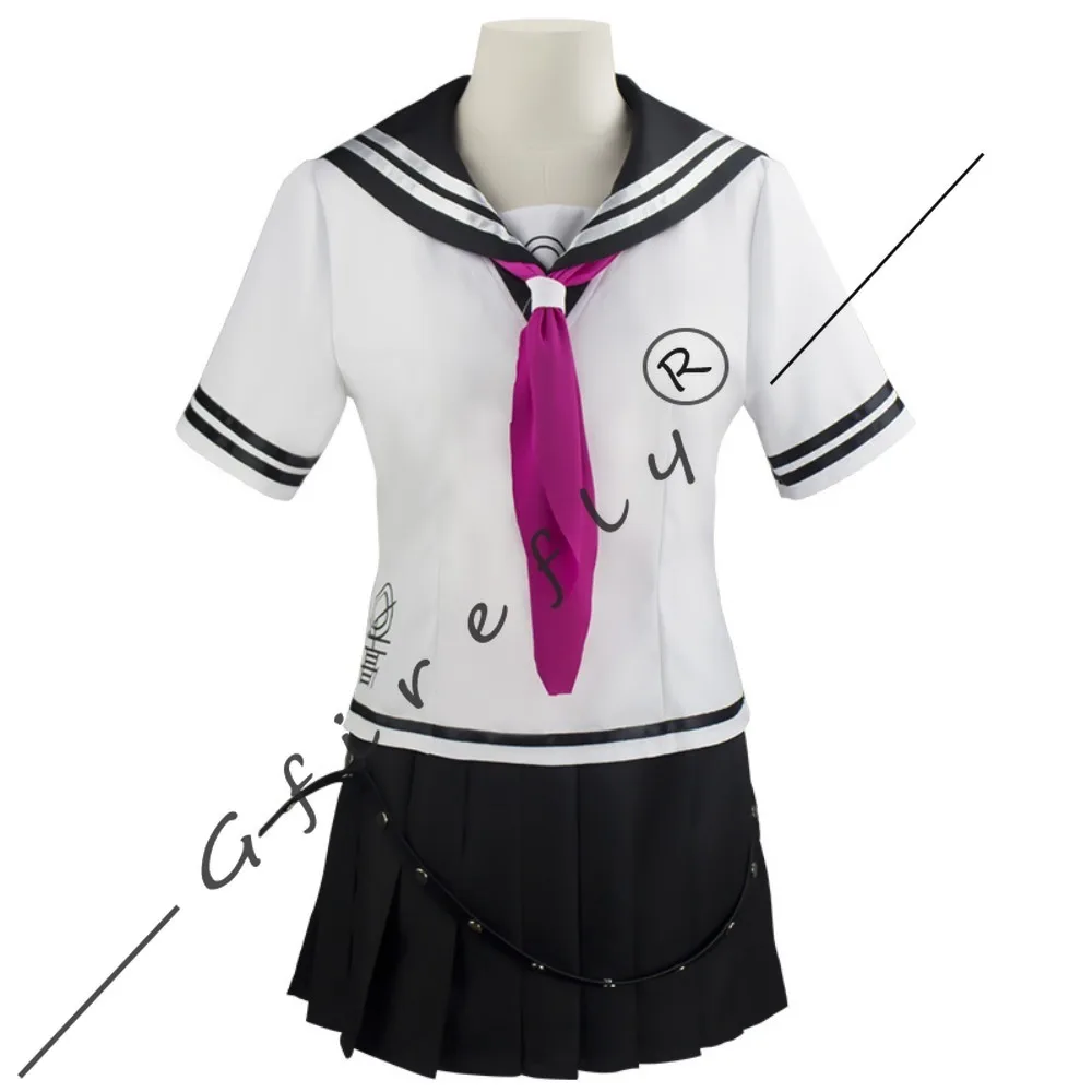 Danganronpa Mioda Ibuki Ultimate Musician Jk Sailor Suit Accessory Set Halloween Anime Convention Party Performance Costume view 4