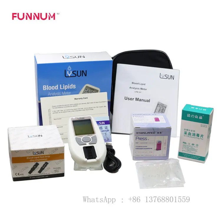 3 In 1 Lipid Meter Cholesterol Triglycerides Hdl Ldl Chol/hdl Ratio Testing Meter Lipid Profile Meter Lipid Panel