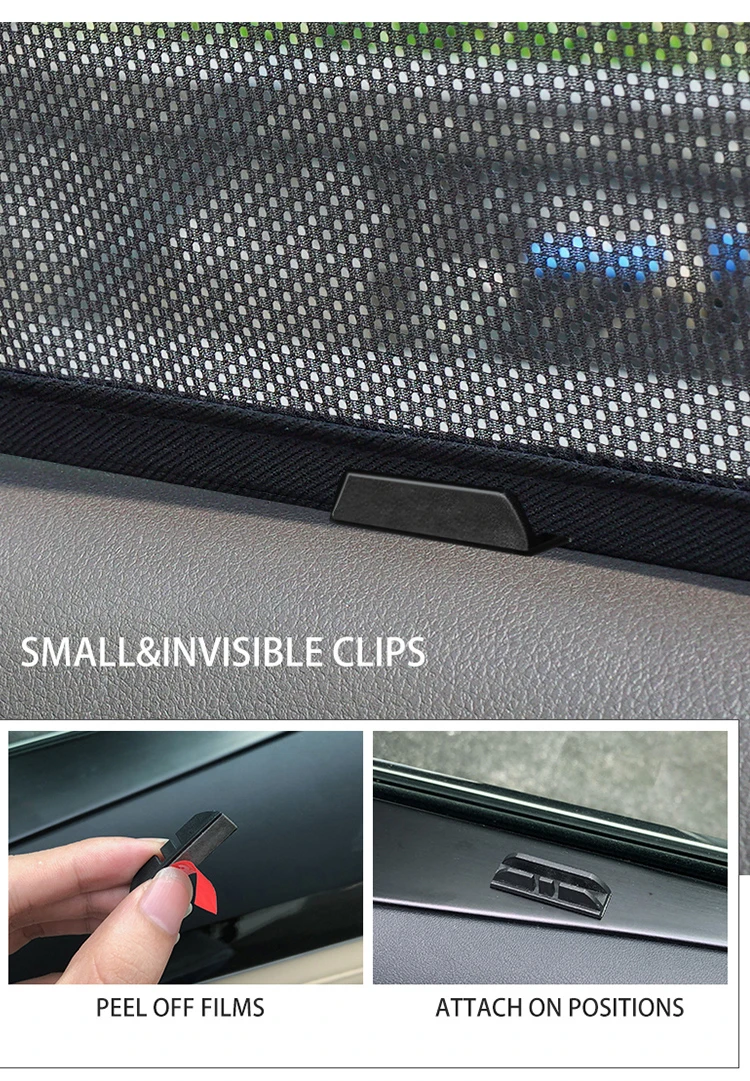 Für BMW X1 U11 IX1 2023 2024 Frontscheiben-Sonnenschutz, Seitliche Baby-Sitz-Sonnenschutzblenden, Sonnenschutzvisiere – Detail 6