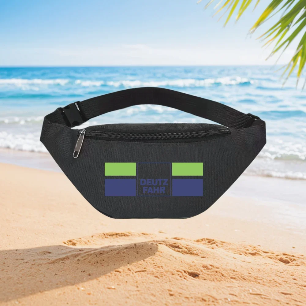 Deutz Fahr Logo Design Fashionable Simple Unique Printed Waist Backpack Crossbody Chest Bag Street Casual Sporty