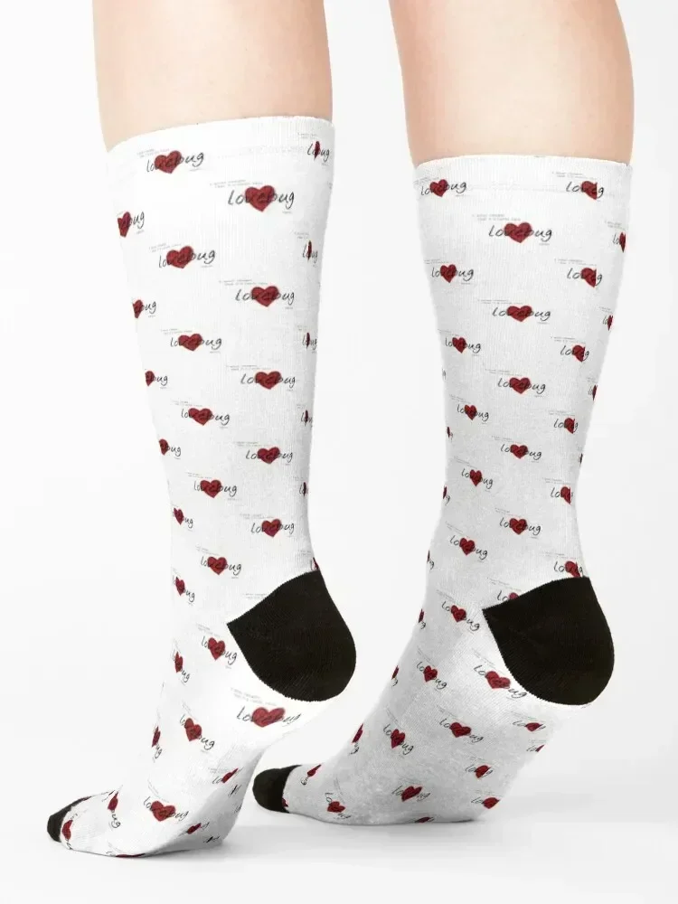 Lovebug Socks winter gifts golf Men Socks Luxury Brand Women's