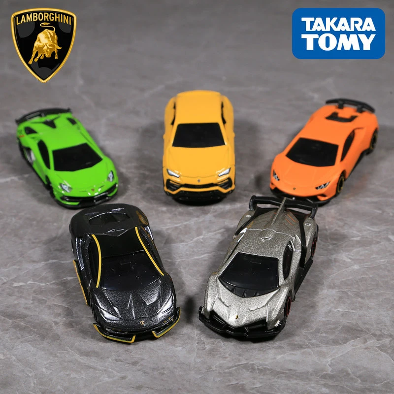 

TOMY Lamborghini Huracan SCV12 Countach Sian Alloy Car Diecasts & Toy Vehicles Car Model Miniature Scale Model Car For Children