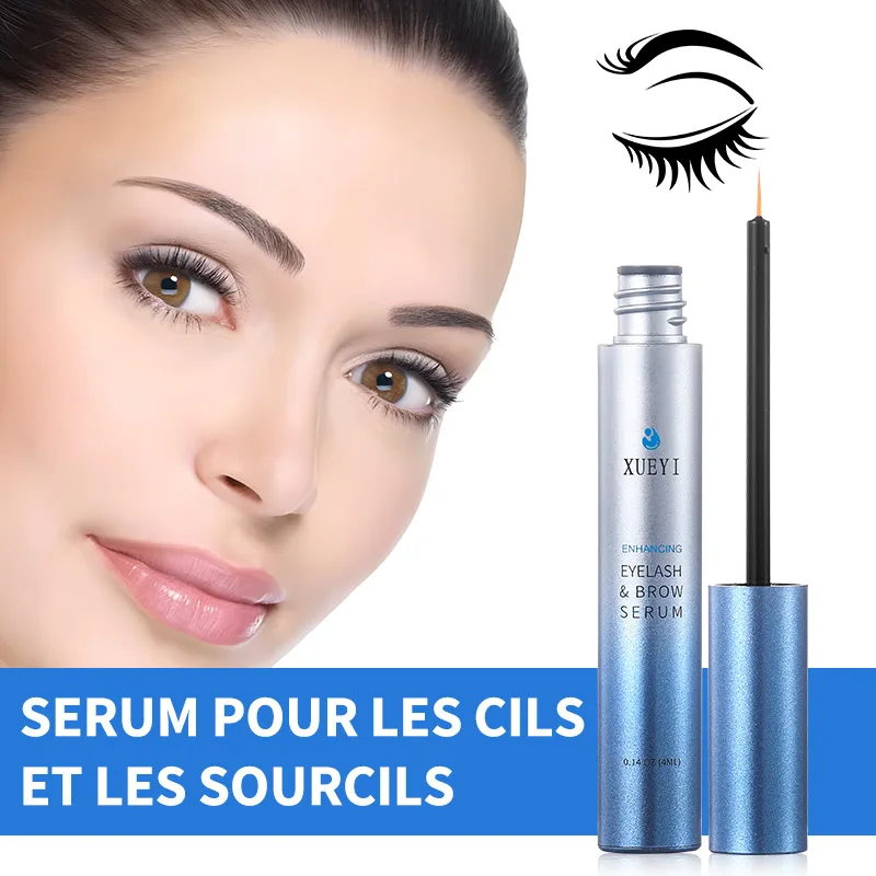 Mascara pour cils et sourcils plus épais et plus longs - Sérum de croissance de cils délicieux avec rehausseur de sourcils