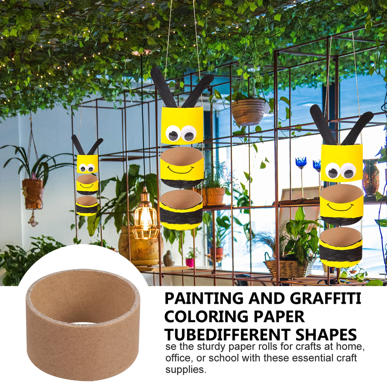 20 Pcs Painting Paper Tube Round Cardboard for Craft Paperboard Tubes Jam Child