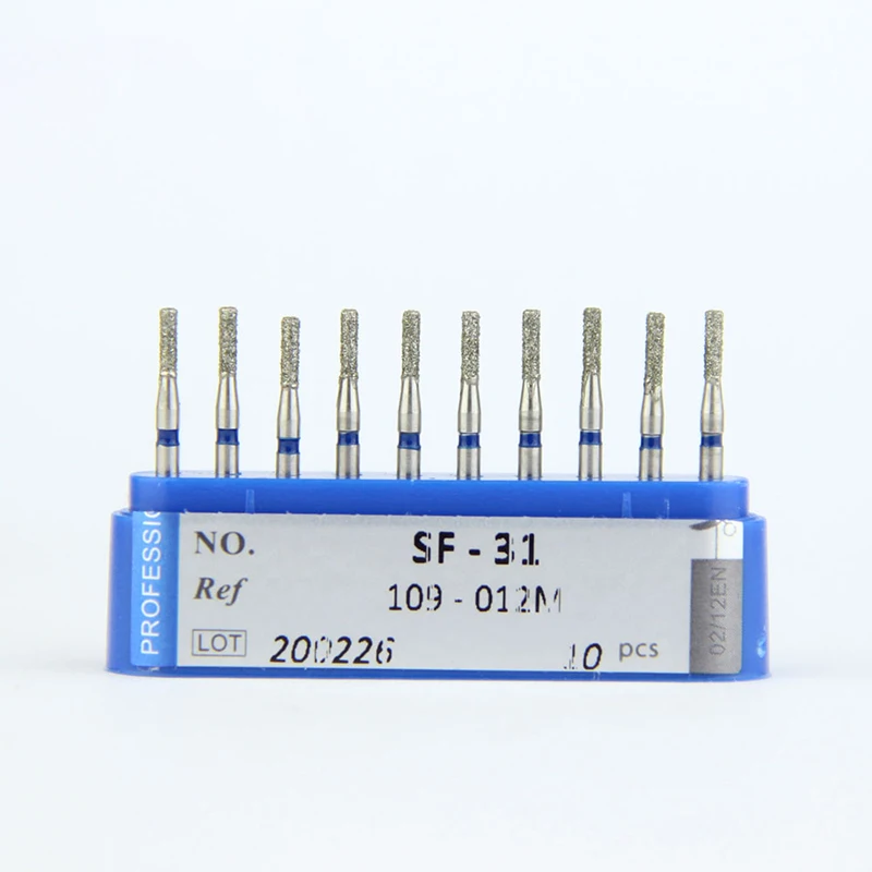 10 Stück/Set Dental-Diamantbohrer 39 Größen 1,6mm für Hochgeschwindigkeits-Handstück Stomatologie-Abteilung Zahnmedizin Schleifwerkzeuge – Detail 25