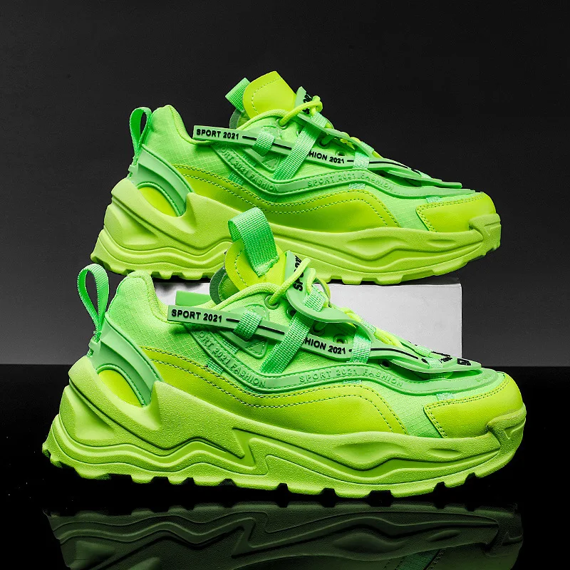 Fashion Men Casual Platform Women White Shoes Trend Breathable Sneakers canvas boots running shoes Man Platform Shoes Footwear