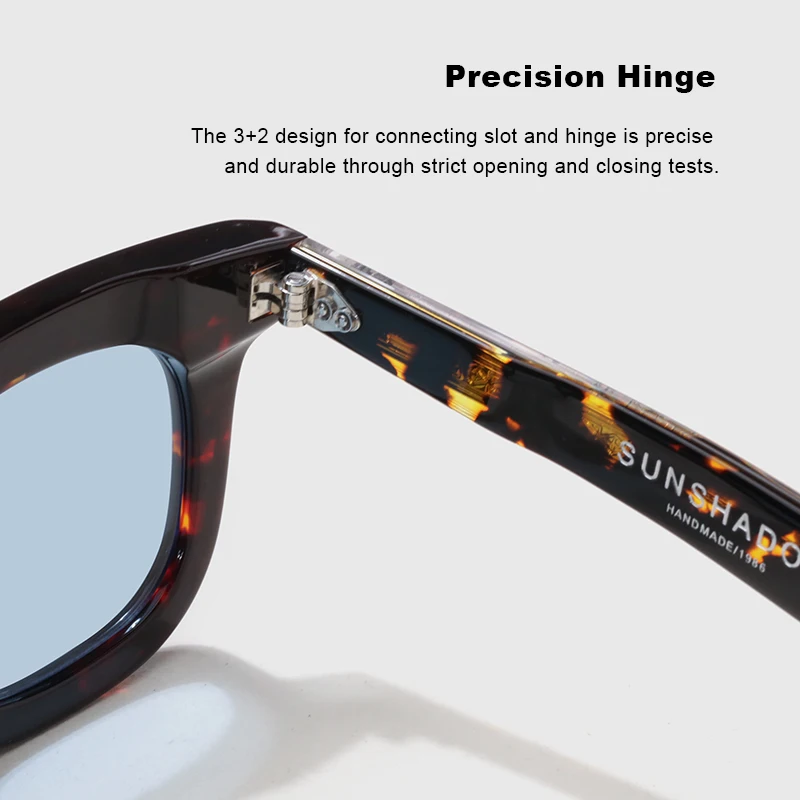 Luxury Brand Original Sunglasses Round Handmade Acetate Top Quality SUN GLASSES for Men Women Fashion Outdoor Protective Eyewear - Image 4