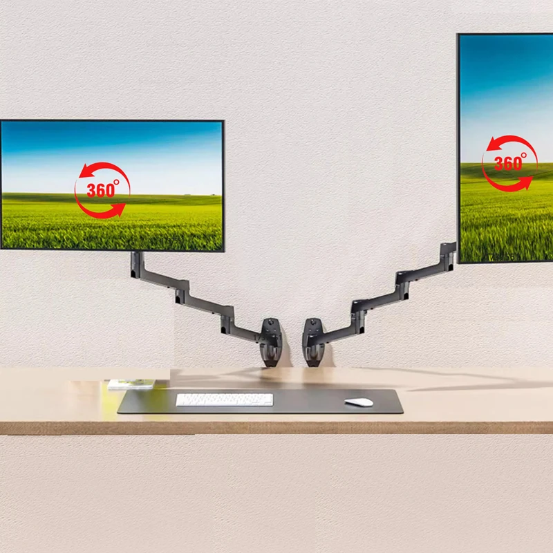 

D-MOUNT 7014 17“-32" Mechanic spring aluminum steel lcd monitor mount tv wall bracket long arm 1098mm 3-6KG 100x100 75x75