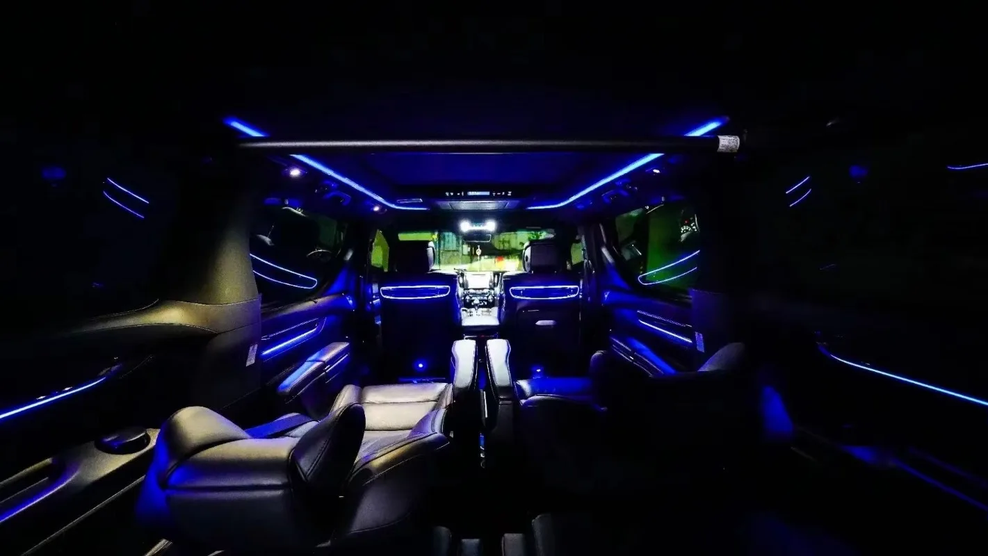 LDR for Alphard 30 with interior Ambient lighting with dedicated chroming route plug and play