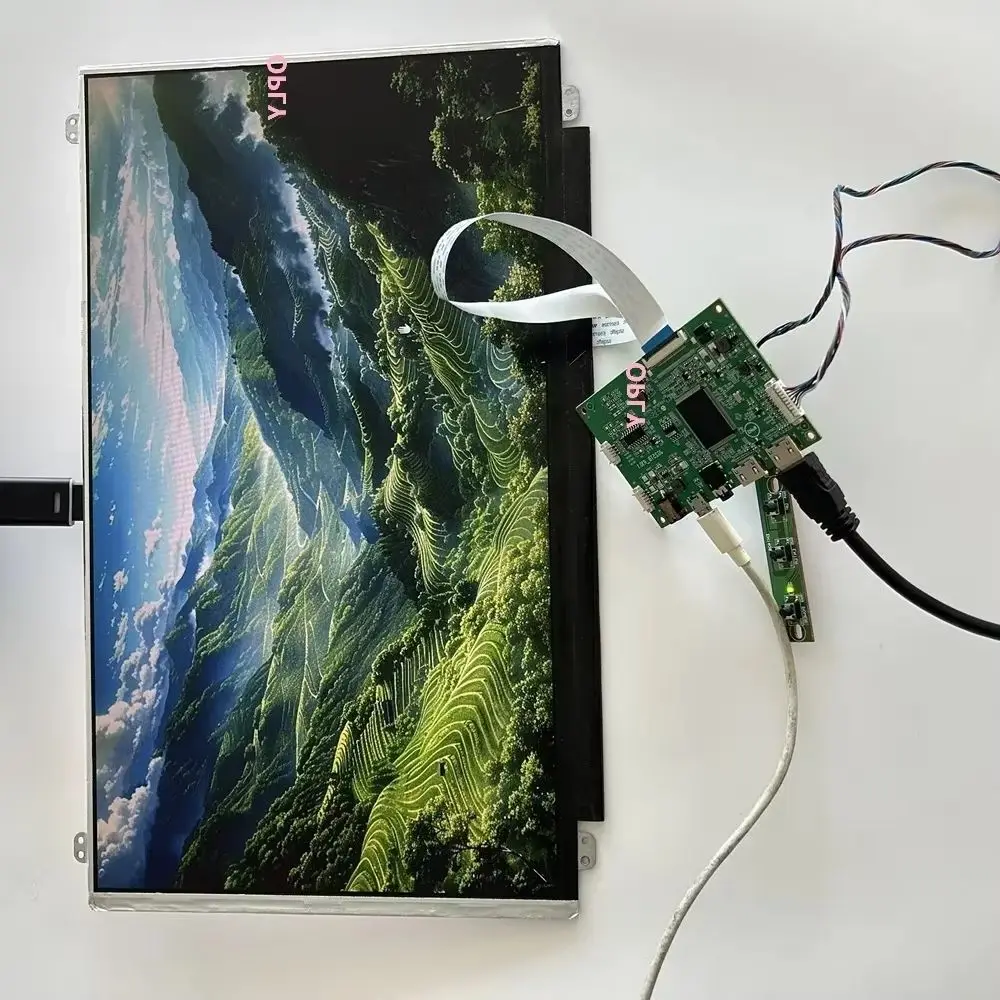 

15,6-дюймовый 1920X1080 IPS EDP-панельный монитор DIY для ПК PS X360 ноутбука малиновый контроллер плата 2 мини HDMI-совместимый