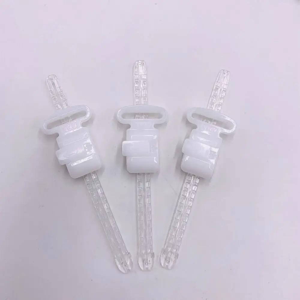 5pcs New Black/White Adjusting Clips 6/8cm Suitcase Buckle Plastic Uniform Luggage Accessories