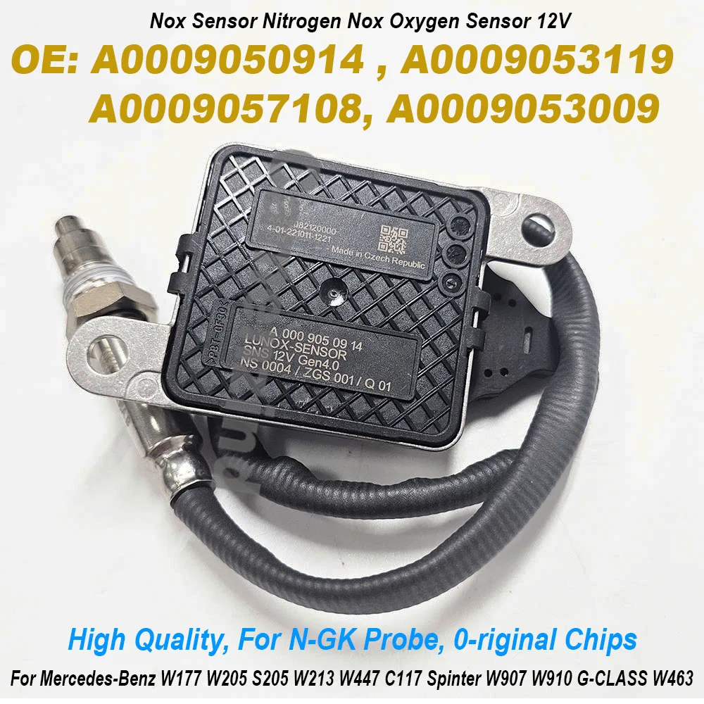

A0009050914 SNS1116 Nitrogen Oxide Nox Sensor A0009058011 A0009053119 For Mercedes-Benz W177 W205 S205 W213 W447 C117