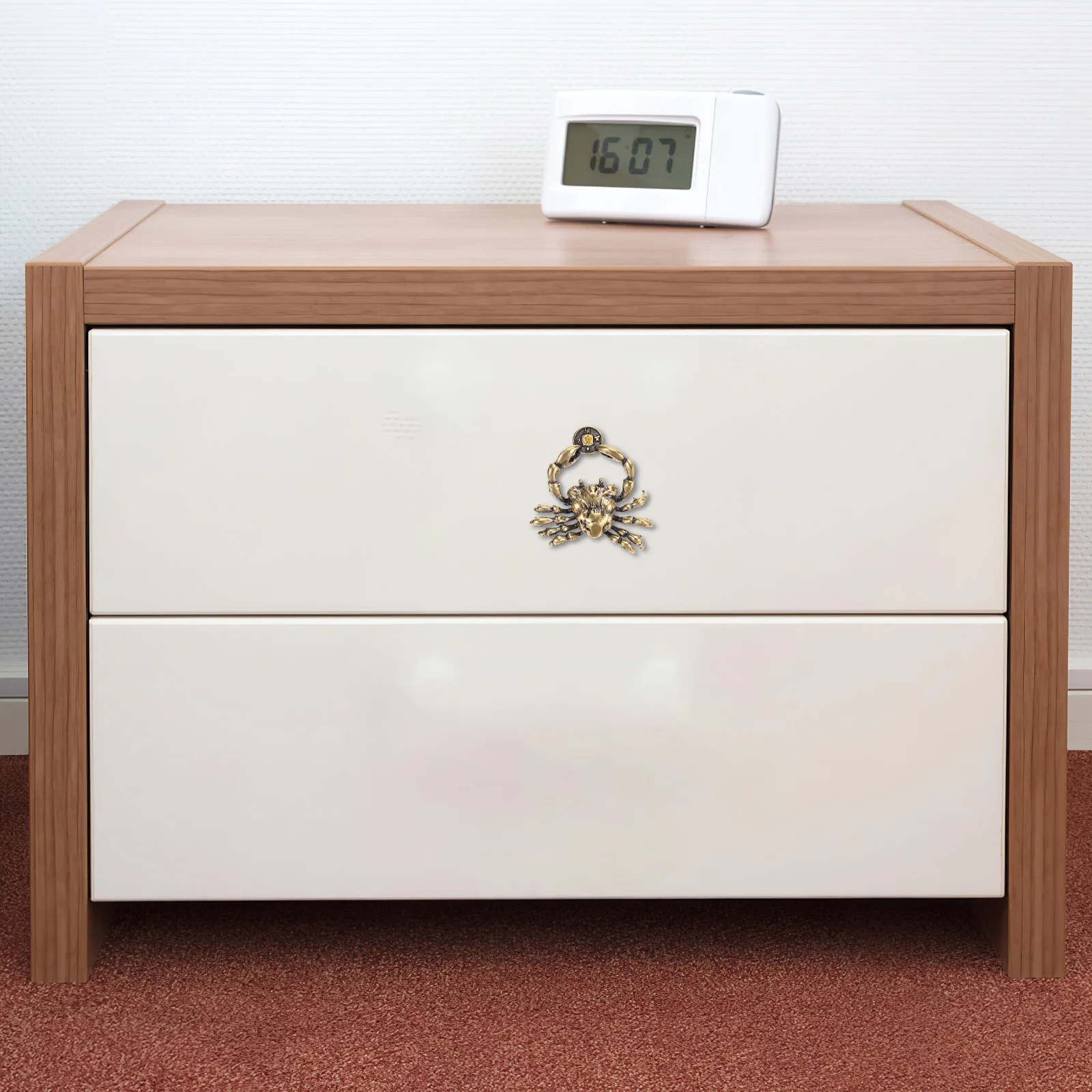 

Brass Crab Cabinet Handle Ocean Theme Vintage Decorative Knob Kitchen Dresser Drawer Pull Wardrobe Brass Furniture Hardware Knob