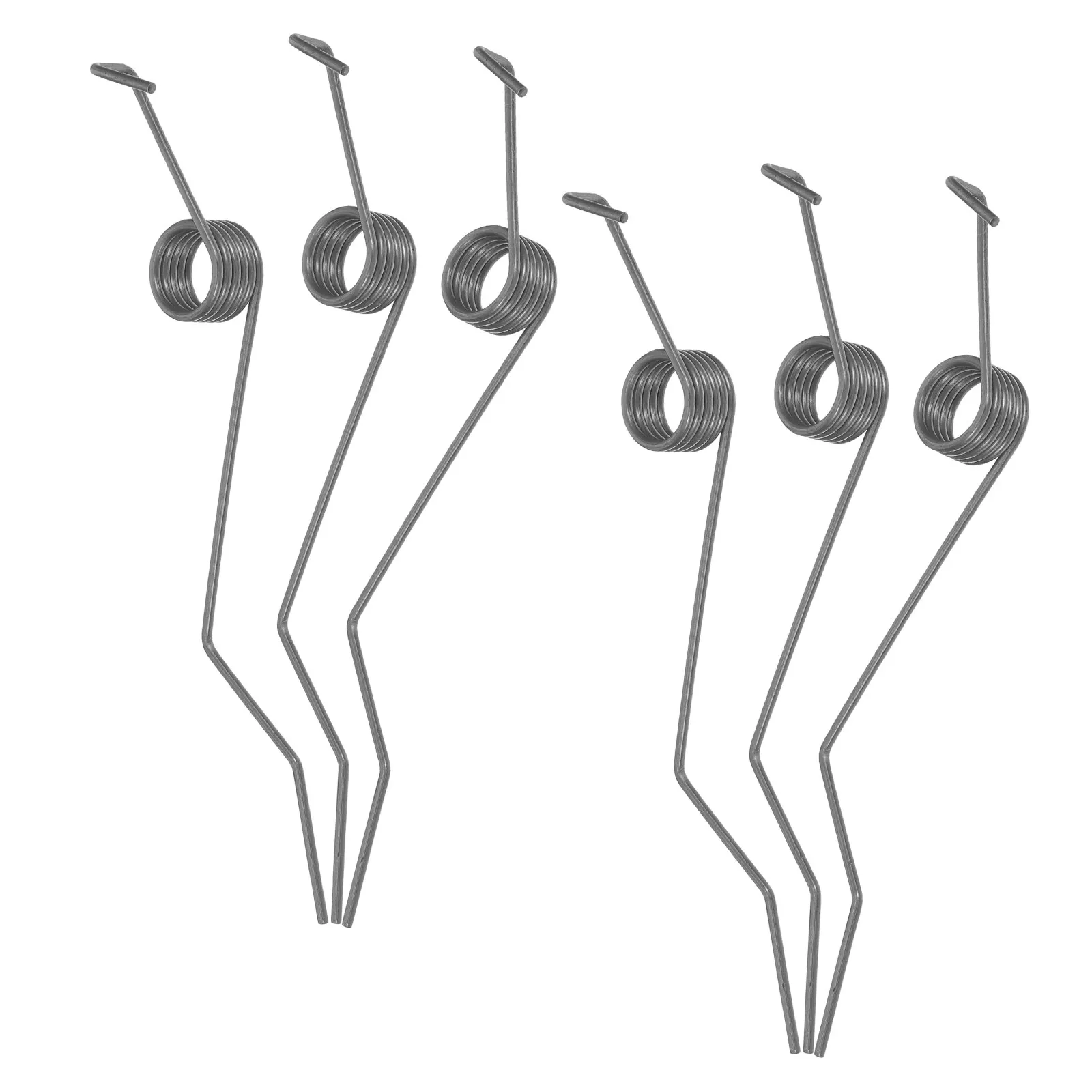 6Pcs Garbage Can Lid Spring Precision Mechanical Torsion Spring Replacement for Kitchen Trash Bin Maintenance DIY Repair Spare