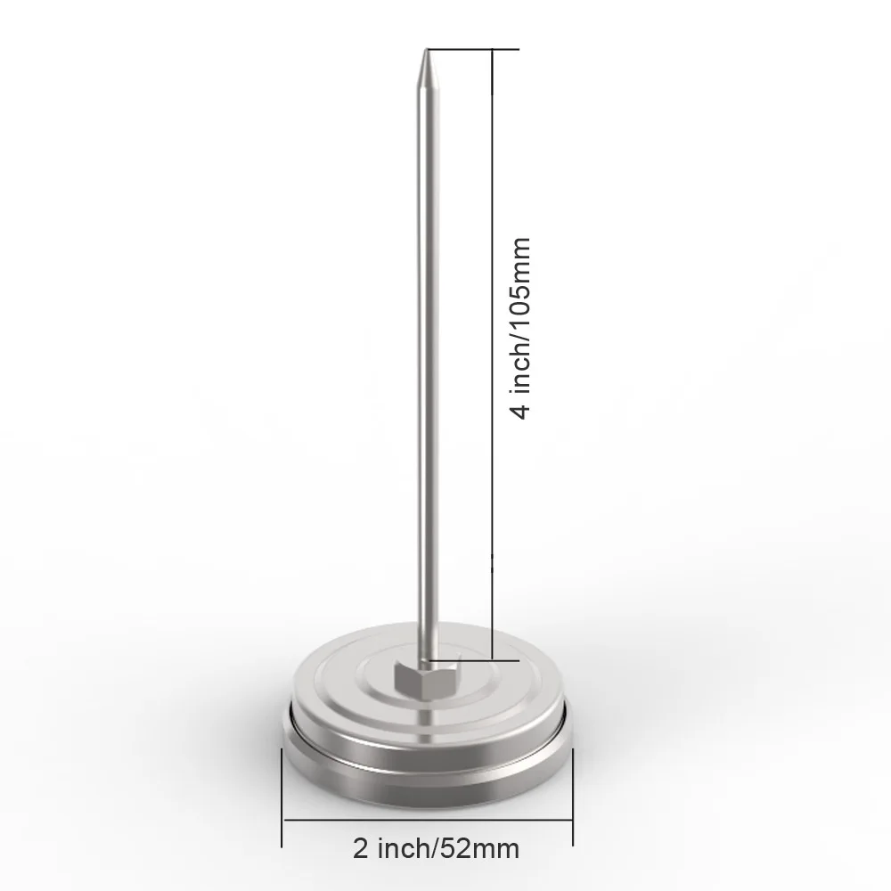 Digital food thermometer for cooking meat, for oven, barbecue, grill, timer function with probe, calorimeter