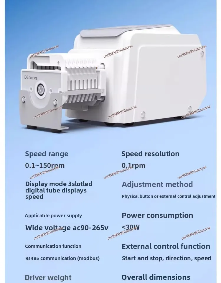 

Flow Digital Display Peristaltic Pump High Precision Intelligent Circulation Constant Current Pump