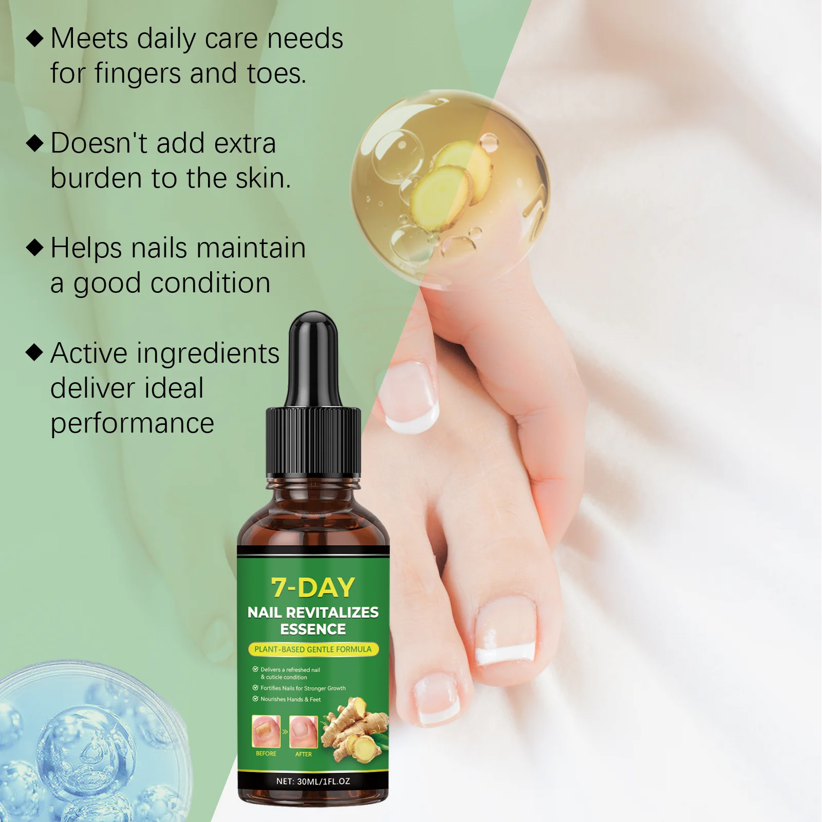 7 Days Fungal Nail Treatment Serum Anti Infection Remove Gray Toenails Repair Damage Paronychia Onychomycosis Foot Health Care view 6