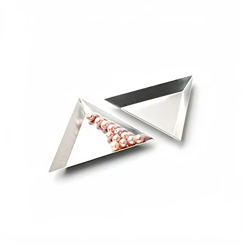 Triangle Plate Jewelry Classification Bead Plate Nail Tool DIY Jewelry Display Plate Sorting Plate Jewelery Making Painting
