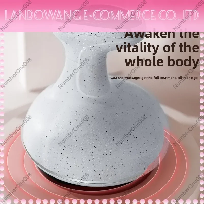 Wireless Usb Electric Gua Sha Massager - Home Use Hot Compress Massage Rechargeable Cupping Device
