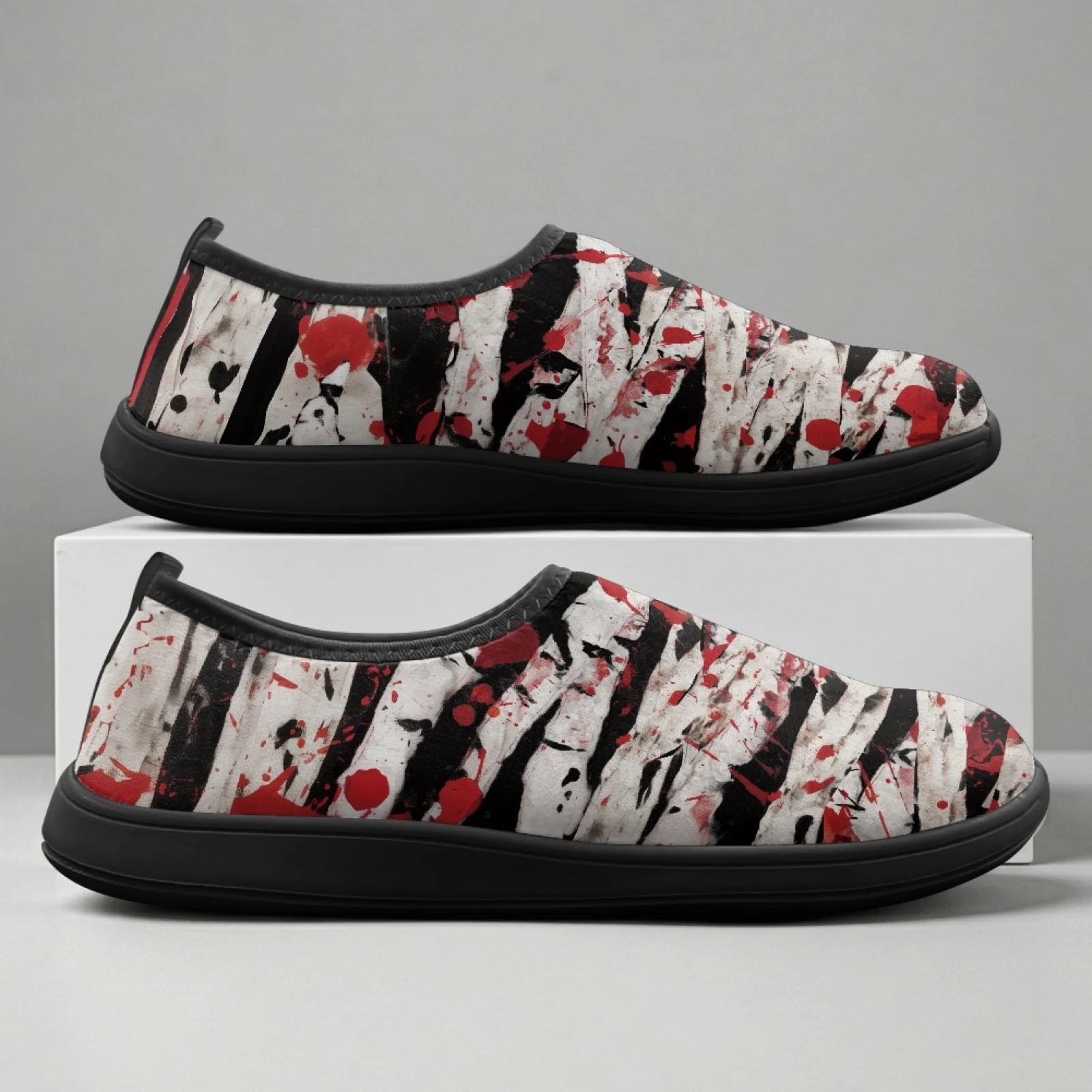 PENSTROLL Abstract Splash New Trend Comfort Sneakers for Men Polyester & EVA Athletic Footwear Hike Footwear