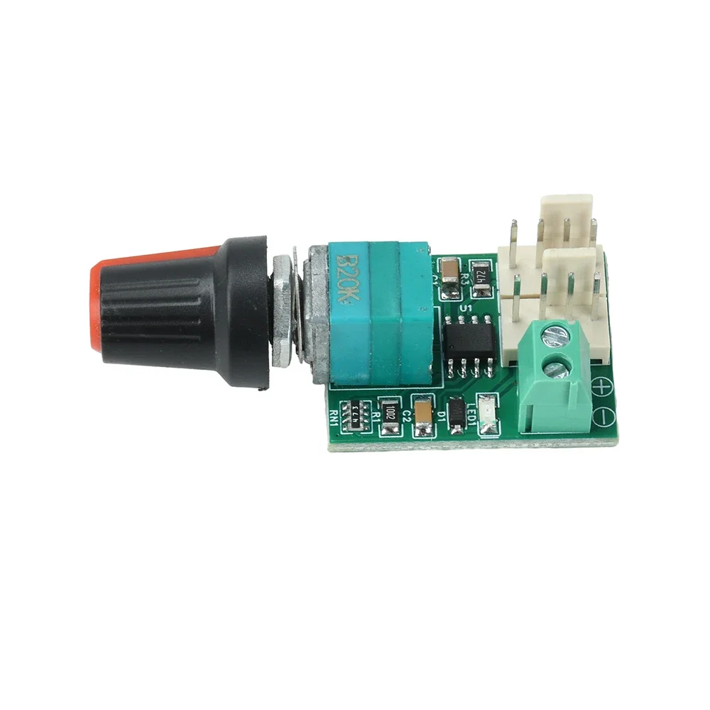 Einstellbarer Zweikanal-PWM-Lüftergeschwindigkeitsregler 4-Draht 12-24V 1,5A mit LED-Anzeige und Verpolungsschutz für Computer – Detail 12