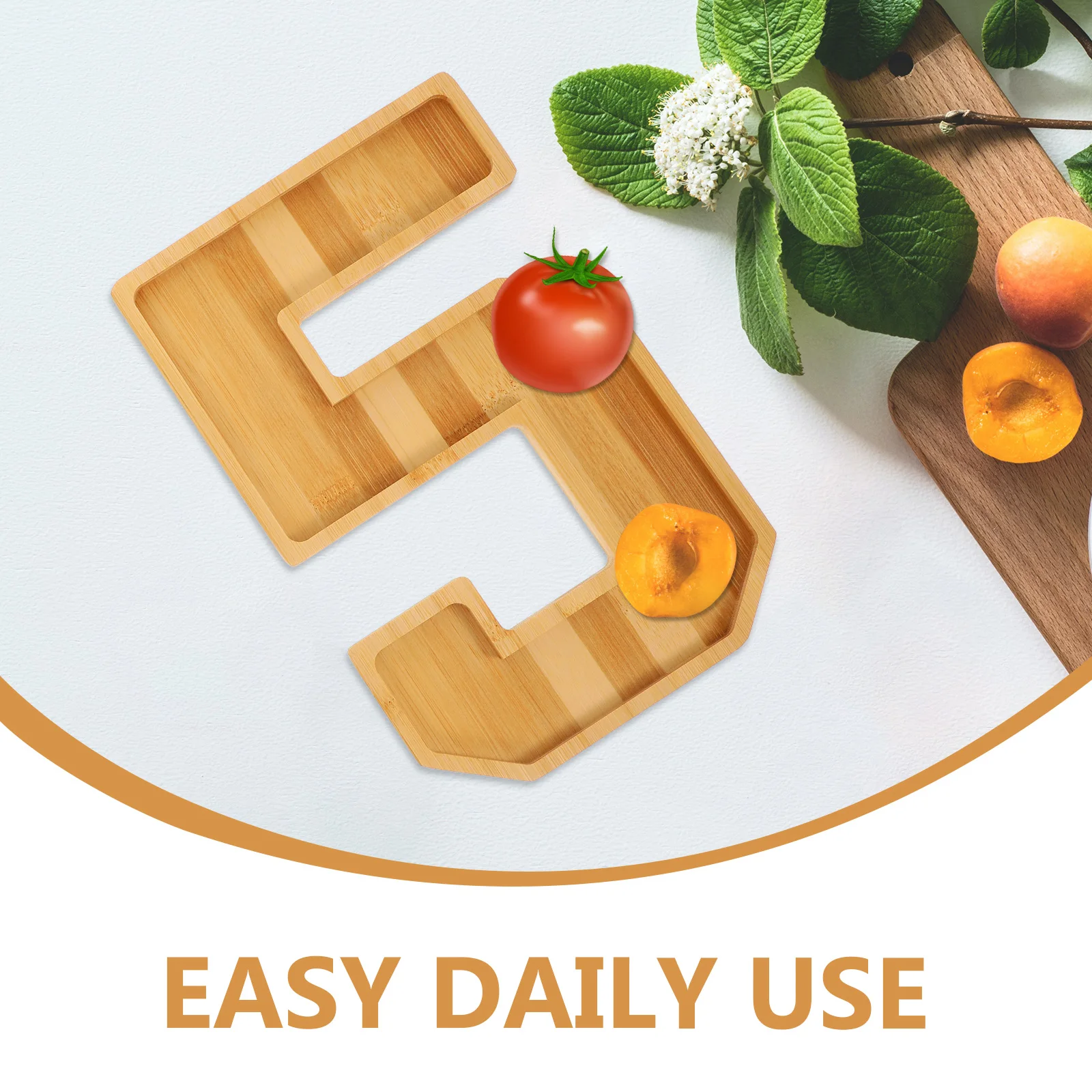 

1 Set Number 2025 Charcuterie Large Sturdy Serving For Snacks Candy Dried Fruit Cake Decorative Dessert Tray Household