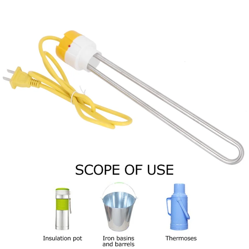 Portable Electric Immersion Boiler Heating Rod Water Heater Automatic Power Off CN