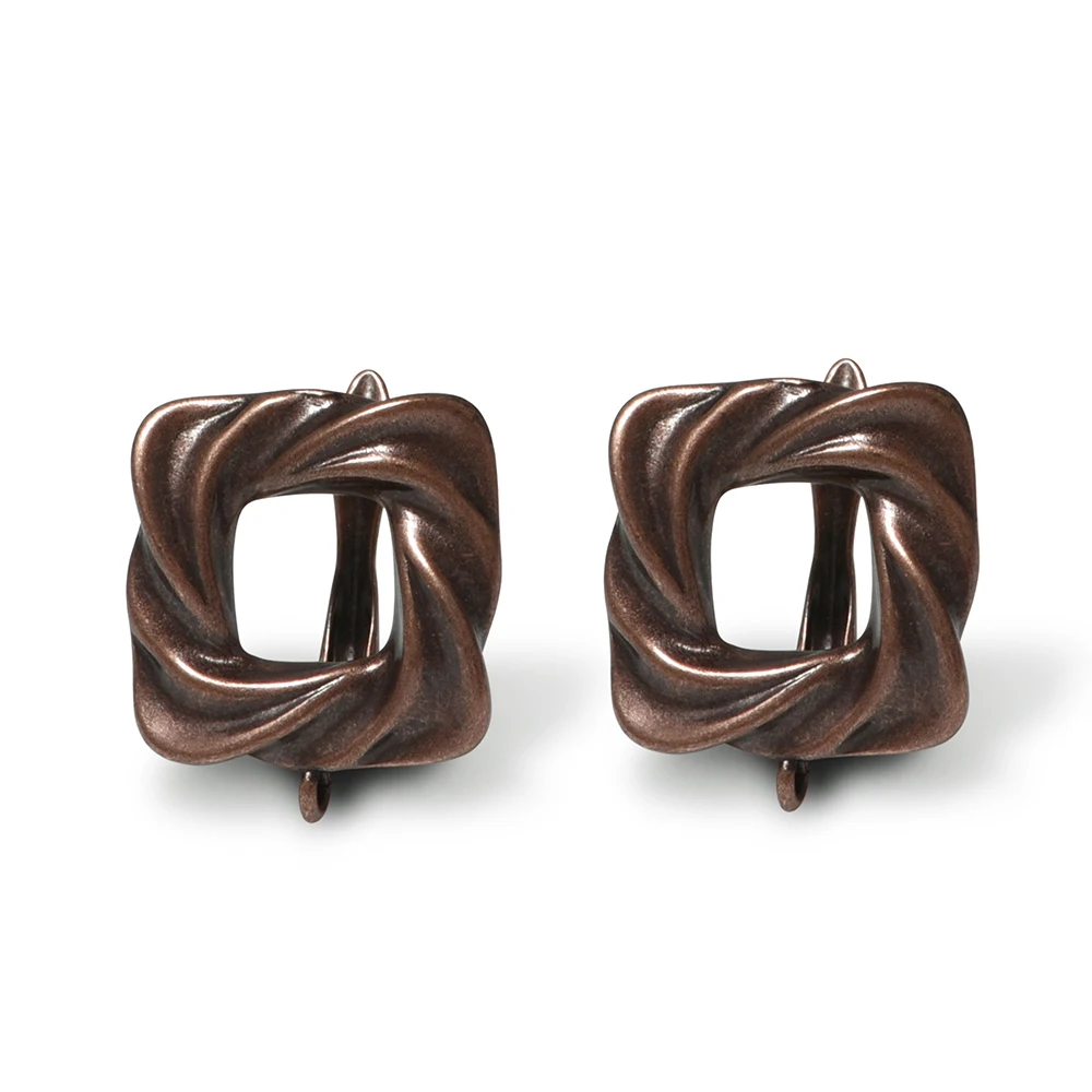 YANASI 1 Paar Ohrringhaken aus rotem Bronze-Messing, antiallergisch, für DIY-Handwerk, Schmuckzubehör, 18 Karat vergoldet – Detail 7