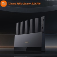 Xiaomi Mijiia Router BE6500 Adaptive Network Port  Support WiFi7 Support IPTV Connect Support MLO Xiaomi Router BE6500 Black