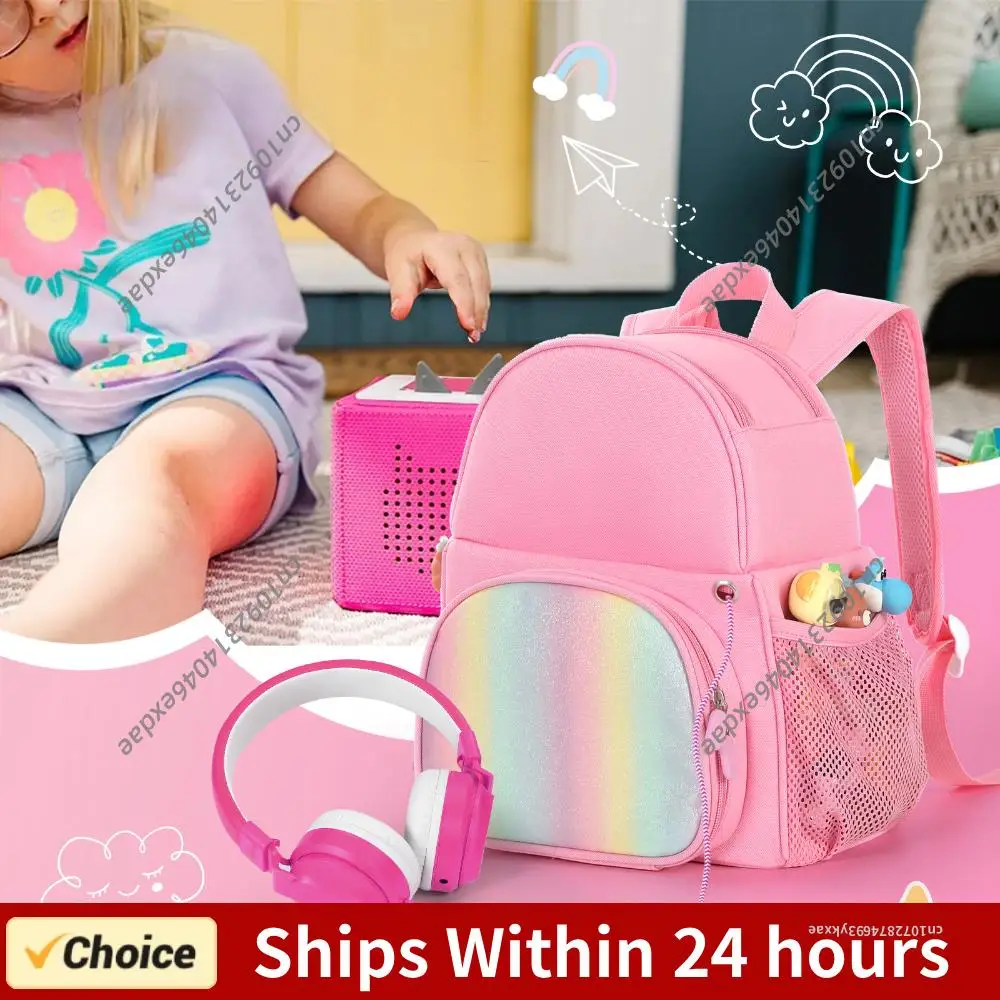 

Функциональный рюкзак-чехол с несколькими карманами, сумка для переноски с регулируемым ремнем для TonieBox 2/1, стартовый набор для аудиоплеера.