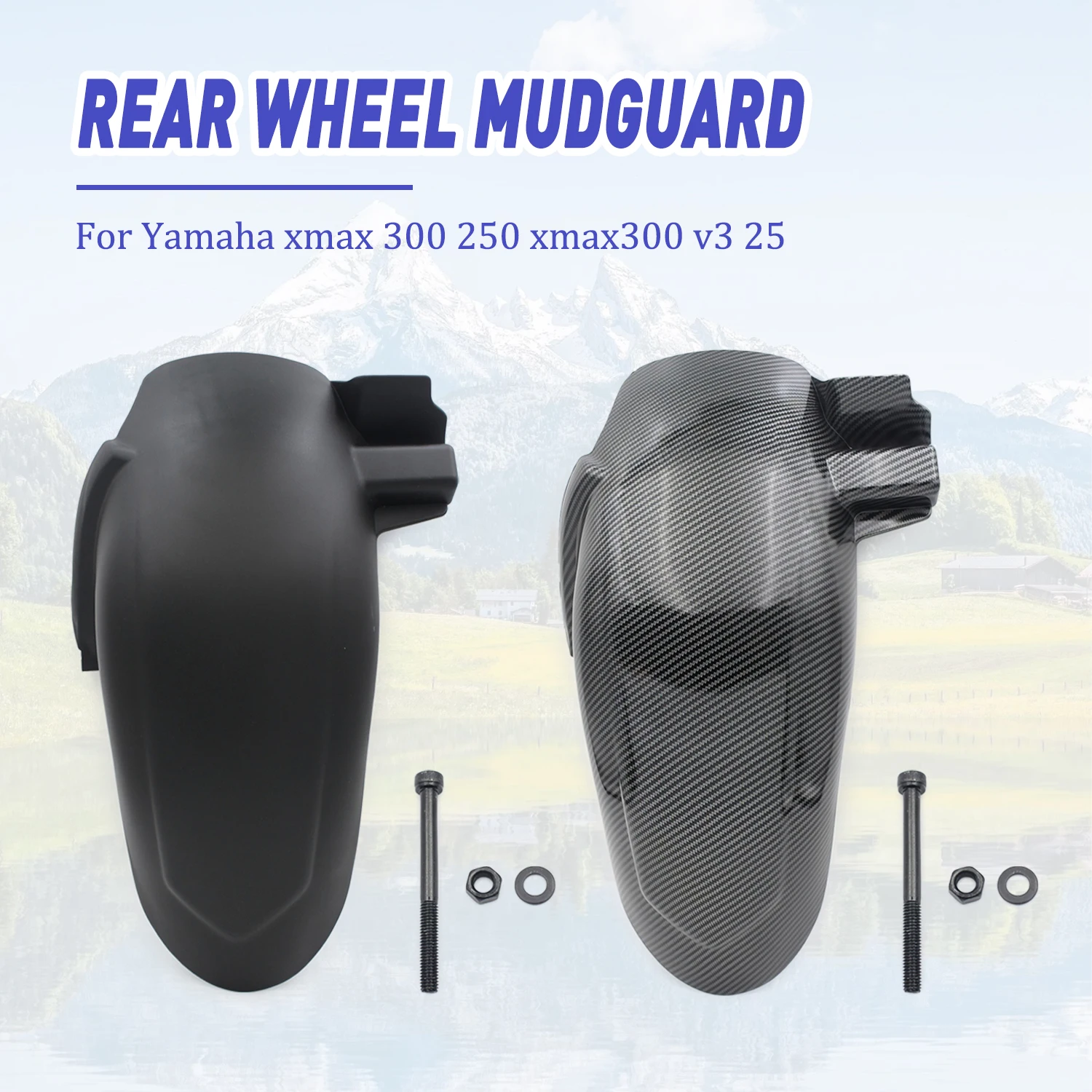 Für YAMAHA XMAX 300 250 XMAX300 V3 2025 Teile Zubehör Moto Hinterer Kotflügel Hinterrad-Schutzblech Spritzschutz